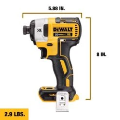 DeWalt 20V MAX XR 1/4 In. Cordless Brushless 3-Speed Impact Driver Tool Only -Craftsman Shop 7301e88a 841e 4994 a8c6 2031bf2dbee6