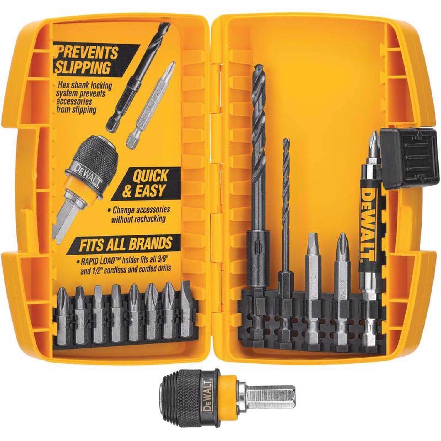 DeWalt 20V MAX Cordless Brushed 2 Tool Compact Drill And Impact Driver Kit 4 DeWalt 20V MAX Cordless Brushed 2 Tool Compact Drill And Impact Driver Kit - Image 4