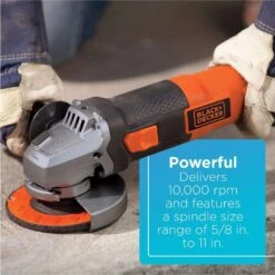 Black & Decker Black+Decker 6 Amps Corded 4-1/2 In. Angle Grinder Tool Only -Craftsman Shop 752c63d2 3b13 47a3 961d 0ea6ea7f82b2