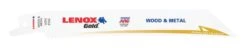 Lenox Gold 6 In. Bi-Metal Reciprocating Saw Blade 10 TPI 5 Pk