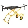 DeWalt Metal 98 In. L X 32-1/2 In. H X 59.5 In. W Miter Saw Stand Yellow 1 Pc -Craftsman Shop 7c9e23a7 af08 49dd 9973 3327600dd5d6