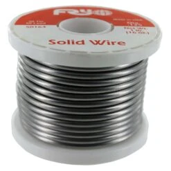 Alpha Fry 16 Oz Solid Wire Solder 0.125 In. D Tin/Lead 40/60 1 Pc