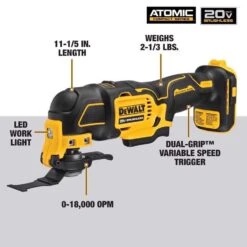 DeWalt 20V MAX Cordless Oscillating Multi-Tool Tool Only -Craftsman Shop 7e279288 64d4 4535 8b4f f7c94dfb78a4