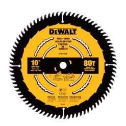 DeWalt 10 In. D X 5/8 In. Carbide Tipped Circular Saw Blade 80 Teeth 1 Pc