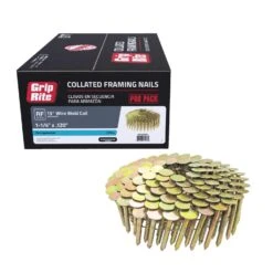Grip-Rite 1-1/4 In. 11 Ga. Angled Strip Electro Galvanized Roofing Nails 15 Deg 7200 Pk 5 Grip-Rite 1-1/4 In. 11 Ga. Angled Strip Electro Galvanized Roofing Nails 15 Deg 7200 Pk -Craftsman Shop 816c334a 19d4 435e aa28 609410878990