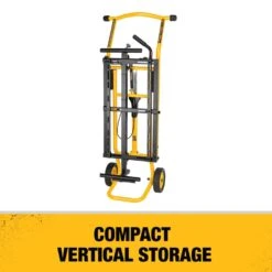 DeWalt Metal 98 In. L X 32-1/2 In. H X 59.5 In. W Miter Saw Stand Yellow 1 Pc -Craftsman Shop 81b57e23 0e8e 4389 9d73 cd7615d3fb52
