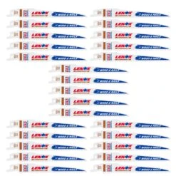 LENOX LUMBERWOLF 6 In. Bi-Metal Reciprocating Saw Blade 6 TPI 25 Pk