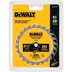 DeWalt 4-1/2 In. D X 3/8 In. Carbide Circular Saw Blade 24 Teeth 1 Pc