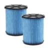 Craftsman 6.75 In. D Fine Dust Wet/Dry Vac Cartridge Filter 5-20 Gal 2 Pc