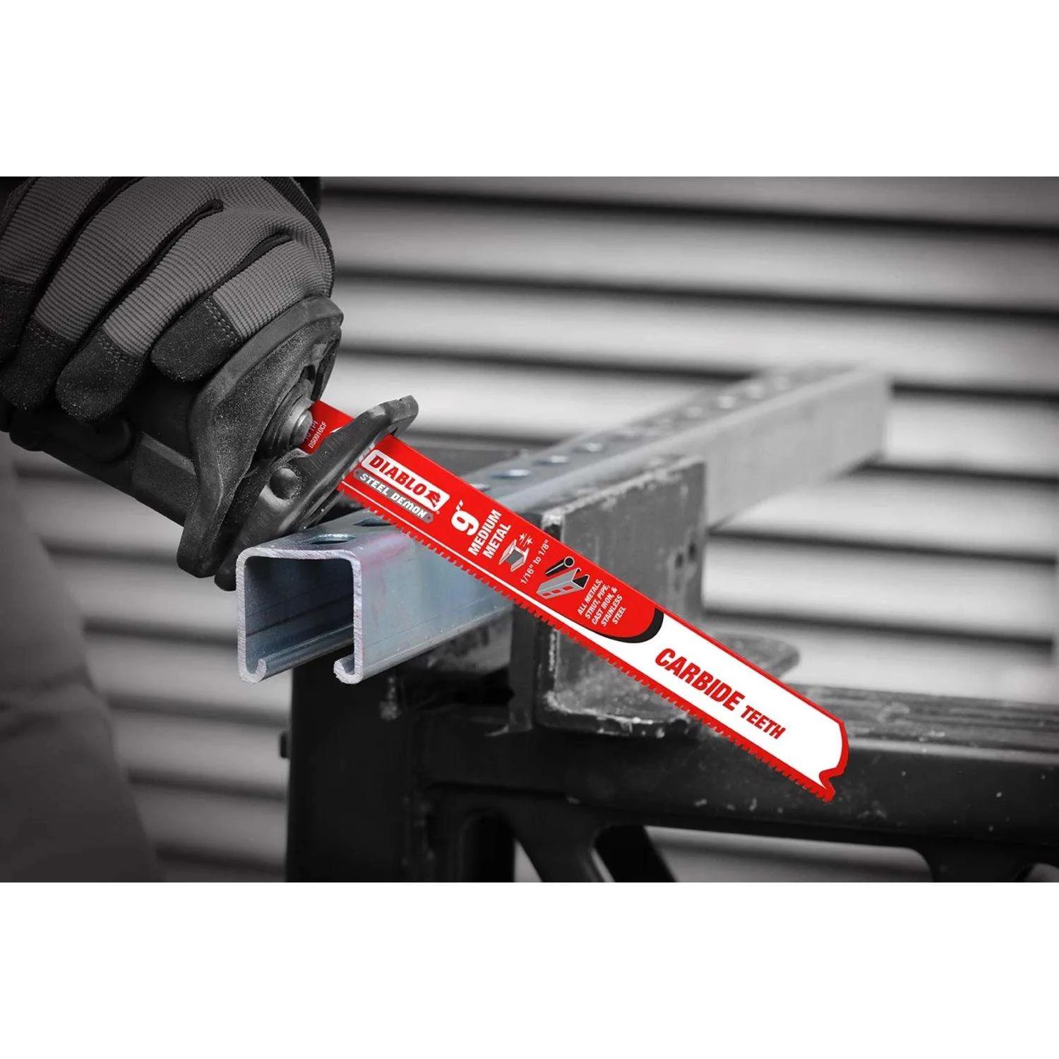 Diablo Steel Demon 6 In. Carbide Tipped Medium Metal Reciprocating Saw Blade 10 TPI 3 Pk 4 Diablo Steel Demon 6 In. Carbide Tipped Medium Metal Reciprocating Saw Blade 10 TPI 3 Pk - Image 4