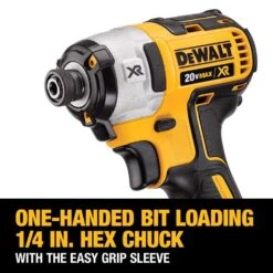 DeWalt 20V MAX XR 1/4 In. Cordless Brushless 3-Speed Impact Driver Tool Only -Craftsman Shop 87683049 3c99 4692 ae2a e8c297623e5e