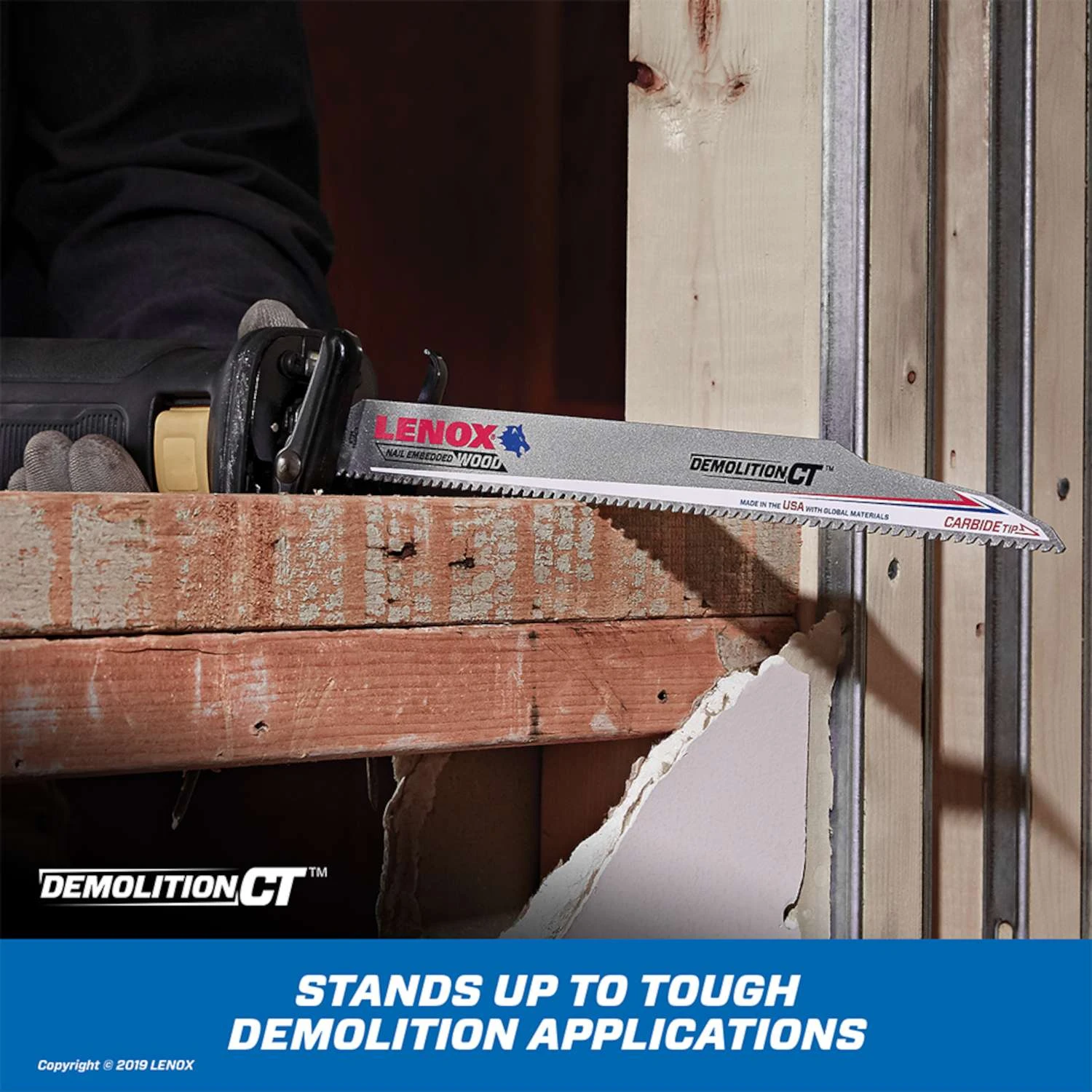 Lenox Demolition CT 6 In. Carbide Tipped Reciprocating Saw Blade 6 TPI 5 Pk 5 Lenox Demolition CT 6 In. Carbide Tipped Reciprocating Saw Blade 6 TPI 5 Pk - Image 5