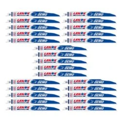 LENOX DEMOWOLF 9 In. Bi-Metal Reciprocating Saw Blade 6 TPI 25 Pk
