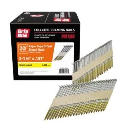 Grip-Rite 3-1/4 In. Angled Strip Bright Framing Nails 30 Deg 4000 Pk -Craftsman Shop 8b992b7b c028 4141 b8cc 8304f8265ff8