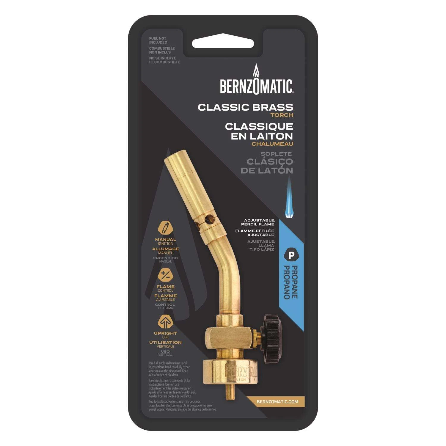 Bernzomatic 16 Oz Classic Torch Brass 1 Pc 2 Bernzomatic 16 Oz Classic Torch Brass 1 Pc - Image 2