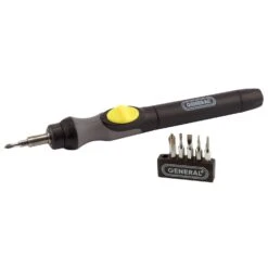 General Cordless Powered Screwdriver With Bit Set