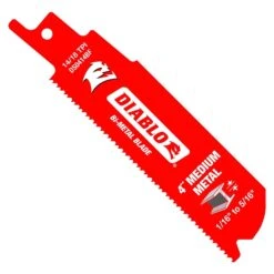 Diablo 4 In. Bi-Metal Medium Metal Reciprocating Saw Blade 14/18 TPI 5 Pk -Craftsman Shop 90840b36 a38b 4bbe 8f62 4bdd9c84df55