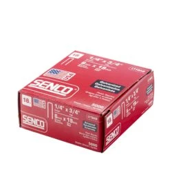 Senco 1/4 In. W X 3/4 In. L 18 Ga. Narrow Crown Finish Staples 5000 Pk -Craftsman Shop 91232d71 1706 47b5 8605 5d079188785c