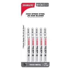 Diablo 3-5/8 In. High Speed Steel T-Shank Thick Metal Jig Saw Blade 17/14 TPI 5 Pk -Craftsman Shop 9318ebb4 8de4 43db 8b7d 2079e00a0719