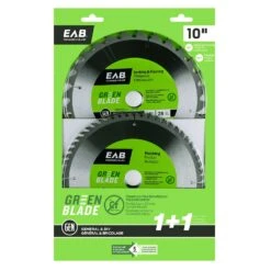Exchange-A-Blade 10 In. D X 5/8 In. Carbide Saw Blade Combo Pack 2 Pc