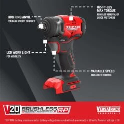 Craftsman V20 3/8 In. Cordless Brushless Impact Wrench Tool Only -Craftsman Shop 976cb713 df17 4fb9 b768 861ca96a5a71