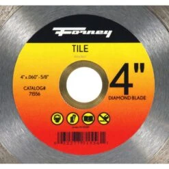 Forney 4 In. D X 5/8 In. Tile Cutting Diamond Continuous Rim Circular Saw Blade 1 Pc -Craftsman Shop 9bb87922 98a4 4cc6 93b4 66a164c83dff