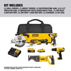 DeWalt 20V MAX Cordless Brushed 5 Tool Combo Kit -Craftsman Shop 9c3ac5b2 783b 4cda 94f3 16c4ad36b349