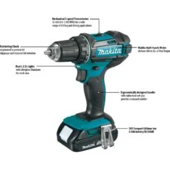 Makita 18V LXT Cordless Brushed 2 Tool Combo Kit -Craftsman Shop 9c66391d 4469 4eb0 a54c 1309e445b7ef