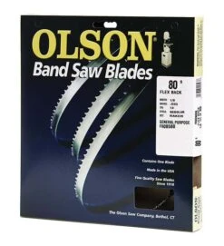 Olson 80 In. L X 1/8 In. W Carbon Steel Band Saw Blade 14 TPI Regular Teeth 1 Pk