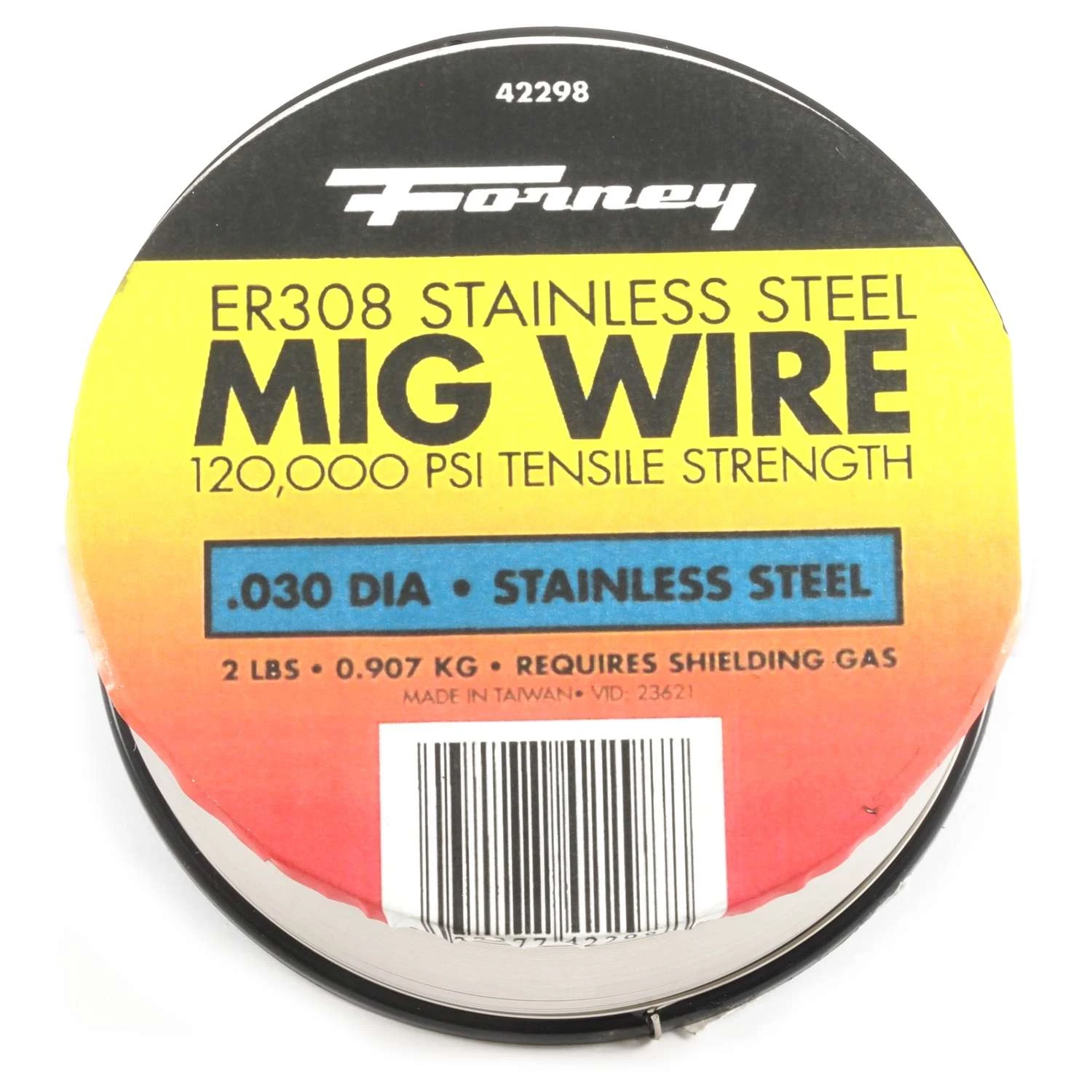 Forney 0.03 In. Stainless Steel MIG Welding Wire 120000 Psi 2 Lb 1 Forney 0.03 In. Stainless Steel MIG Welding Wire 120000 Psi 2 Lb