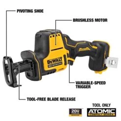 DeWalt 20V MAX ATOMIC Cordless Brushless One-Handed Reciprocating Saw Tool Only -Craftsman Shop 9f42b478 e6e3 465a 95b7 868ec7b58baf