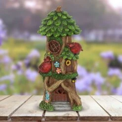 Exhart Resin Multi-color 14 In. Fairy House Garden Statue -Craftsman Shop a25c2c4c d809 471c 98cc aa4d94f4c2fd
