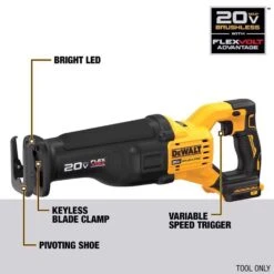 DeWalt 20V MAX FLEXVOLT ADVANTAGE Cordless Brushless Reciprocating Saw Tool Only -Craftsman Shop a3c35f35 8a3c 488d 9fc4 d190456fd063