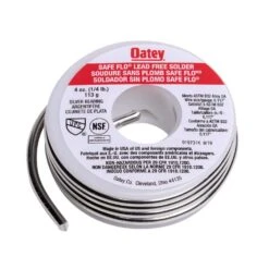 Oatey Safe-Flo 4 Oz Lead-Free Plumbing Wire Solder Silver-Bearing 50/50 1 Pc -Craftsman Shop a40c33ac 9290 4af2 a040 2f5bda216ece