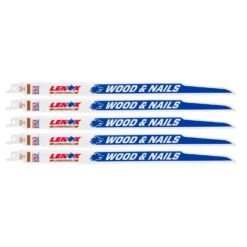 LENOX LUMBERWOLF 12 In. Bi-Metal Reciprocating Saw Blade 6 TPI 5 Pk
