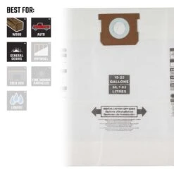 Craftsman 2 In. L X 10 In. W Wet/Dry Vac Filter Bag 15-22 Gal 3 Pc 6 Craftsman 2 In. L X 10 In. W Wet/Dry Vac Filter Bag 15-22 Gal 3 Pc -Craftsman Shop ad56a2a3 eb4f 442b 992e 077333db294b