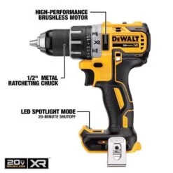 DeWalt 20V MAX Cordless Brushless 2 Tool Compact Drill And Impact Driver Kit -Craftsman Shop af15651e da69 400e aa06 d6d4324a70a1
