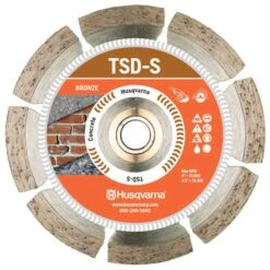 Husqvarna Tacti-Cut Dri Disc 4-1/2 In. D X 7/8 In. Steel Segmented Rim Diamond Saw Blade 1 Pk