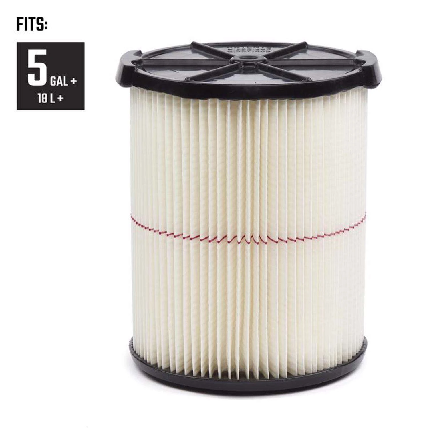 Craftsman 6.75 In. D General Purpose Wet/Dry Vac Cartridge Filter 5-20 Gal 2 Pc 2 Craftsman 6.75 In. D General Purpose Wet/Dry Vac Cartridge Filter 5-20 Gal 2 Pc - Image 2