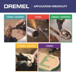 Dremel 200 Series 0.9 Amps Corded 2-Speed Rotary Tool Kit -Craftsman Shop b4bb83b2 bf7e 46db be8f 6f5c10237a97