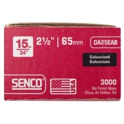 Senco 2-1/2 In. 15 Ga. Angled Strip Galvanized Finish Nails 34 Deg 3000 Pk -Craftsman Shop b888b6bf 3194 47a5 83c6 6916f7ed23fc