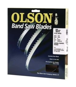 Olson 93.5 In. L X 0.4 In. W Carbon Steel Band Saw Blade 4 TPI Skip Teeth 1 Pk