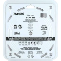 Makita 7-1/4 In. D X 5/8 In. Max Efficiency Carbide Tipped Circular Saw Blade 24 Teeth 1 Pk -Craftsman Shop b9373494 2cf6 416d 8b4f 3e18af29e531