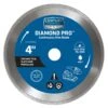 Century Drill & Tool Diamond Pro 4 In. D X 5/8 And 7/8 In. Steel Continuous Rim Diamond Saw Blade 1
