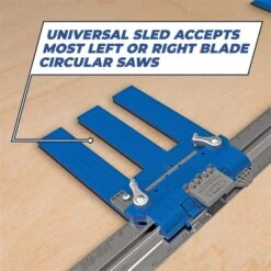 Kreg Rip-Cut Aluminum 30.88 In. L X 2.5 In. H X 8.75 In. W Saw Edge Guide Blue/Silver 1 Pc -Craftsman Shop bf935742 a632 4483 a0c5 743d2d0d216b