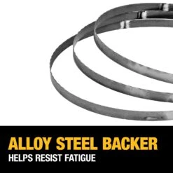 DeWalt 44.88 In. L X 0.5 In. W High Speed Steel Portable Band Saw Blade 18 TPI 3 Pk -Craftsman Shop c0709381 6446 43fc b864 97c4fd113a80