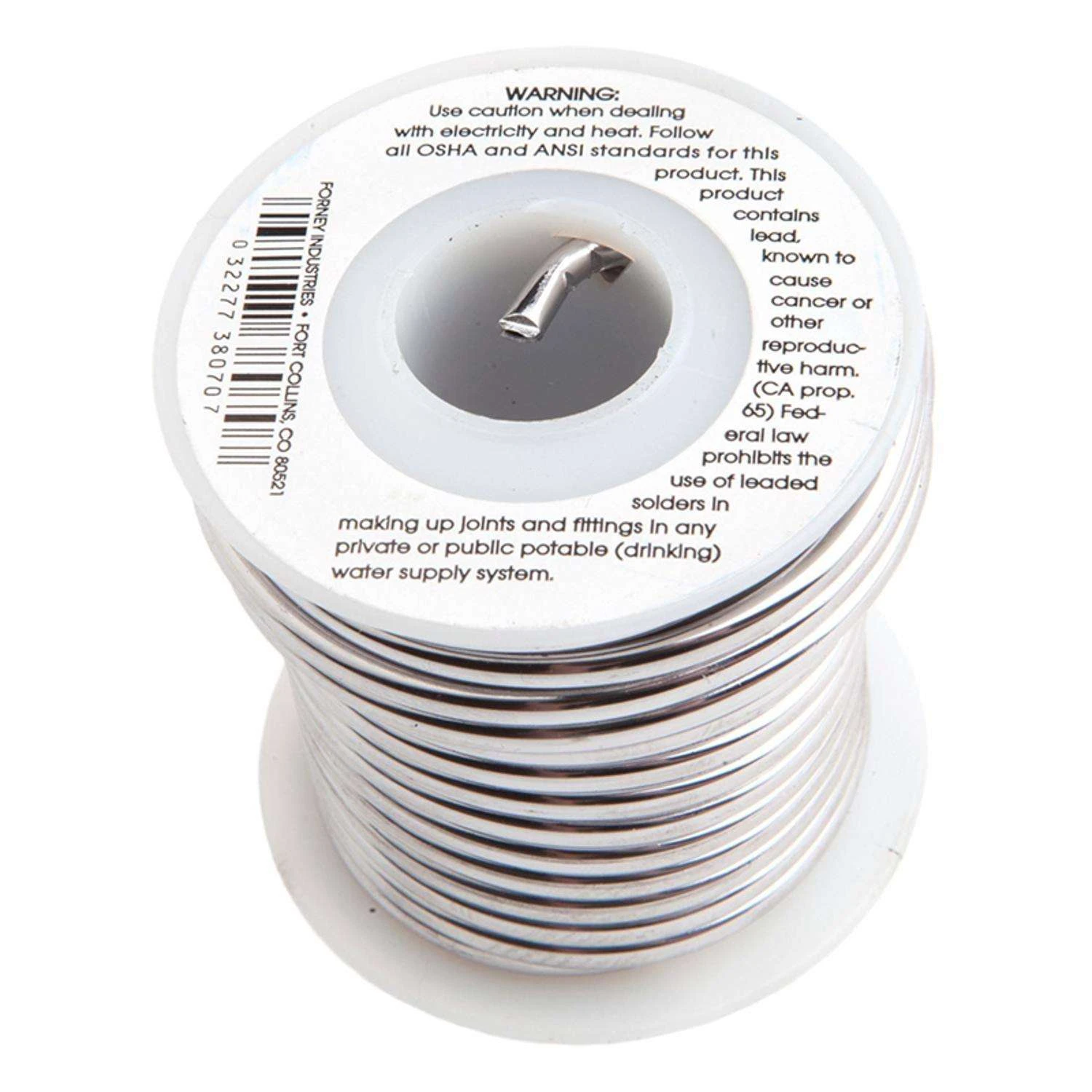 Forney 16 Oz Rosin Core Solder Wire 1/8 In. D Lead/Tin/Antimony 1 Pc 3 Forney 16 Oz Rosin Core Solder Wire 1/8 In. D Lead/Tin/Antimony 1 Pc - Image 3