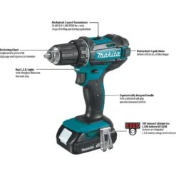 Makita 18V LXT 1/2 In. Brushed Cordless Drill/Driver Kit (Battery & Charger) -Craftsman Shop c0a888a2 6b80 4501 93e2 86af85cc2474