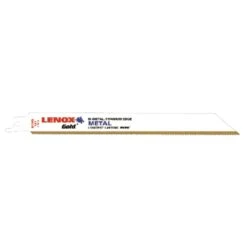 Lenox Gold 8 In. Bi-Metal Reciprocating Saw Blade 18 TPI 5 Pk