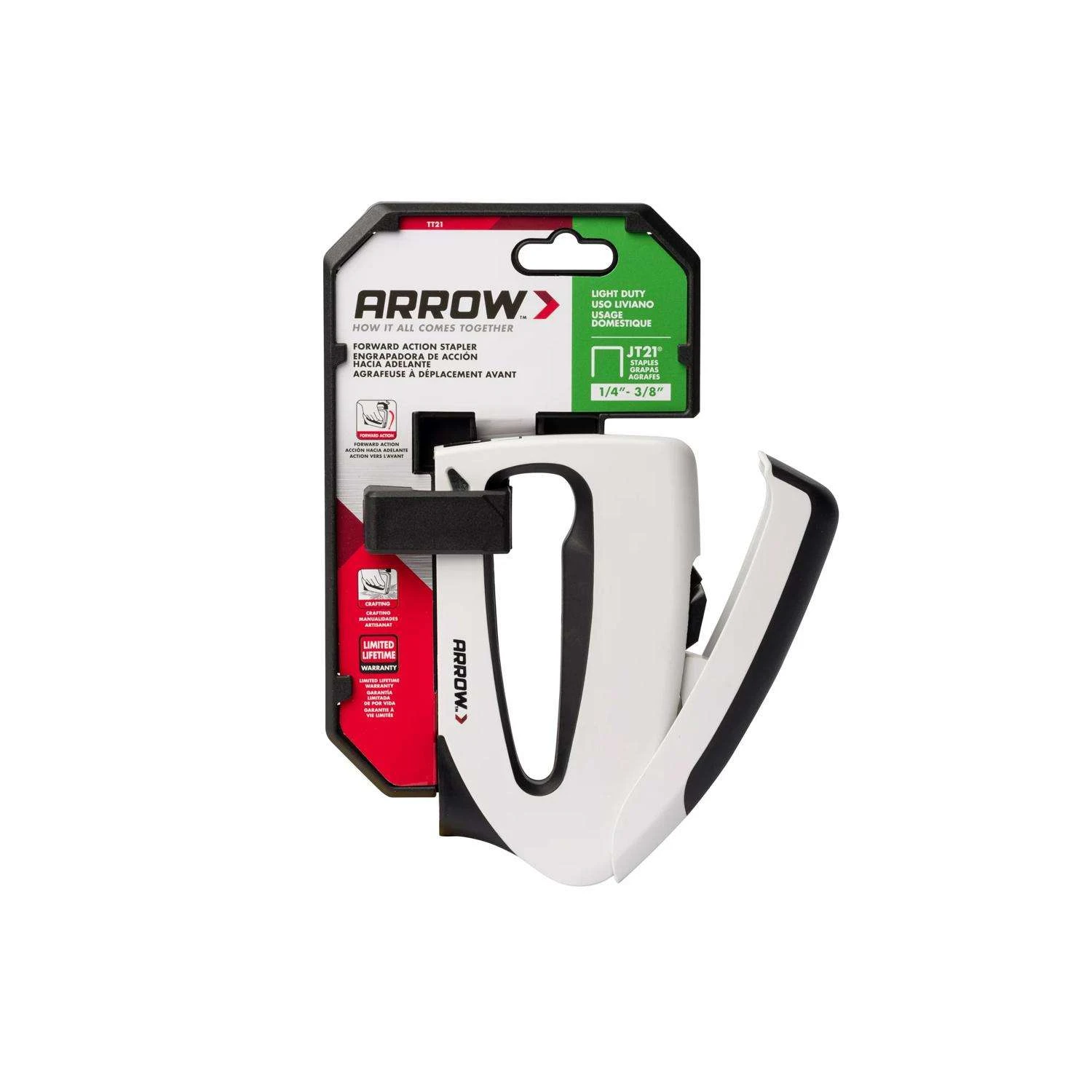 Arrow TruTac Forward Action 0.44 In. Narrow Staple Gun 1 Arrow TruTac Forward Action 0.44 In. Narrow Staple Gun